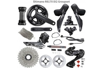 Conjunto de grupos Shimano Ultegra Di2 R8170 - conjunto de freios a disco de 12 velocidades