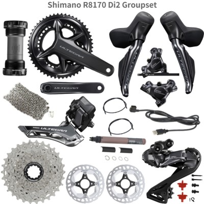 Shimano Ultegra Di2 R8170 Groupset - 12 Speed Disc Brake Groupset-Grupul de discuri