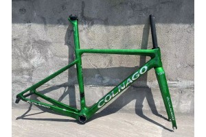 Colnago V3RS Carbon Frame Road Cykel Green Ice Crack