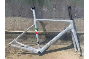 Colnago V3RS Carbon Frame Road Cykel Silvery Ice Crack