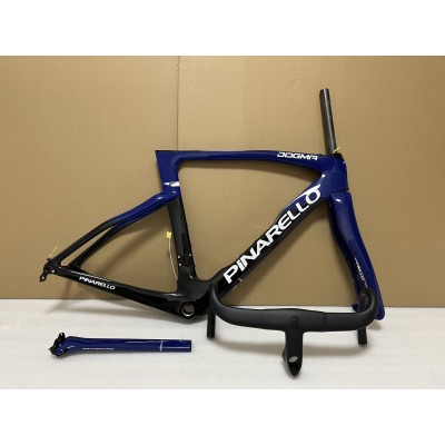 Pinarello DogMa F Carbon Fiber Road Bicycle Frame Disc Blue And Black-Dogma F Disc Brake