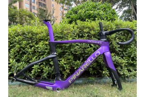 Pinarello DogMa F Carbon Fiber Road polkupyörän runko vanne jarru violetti