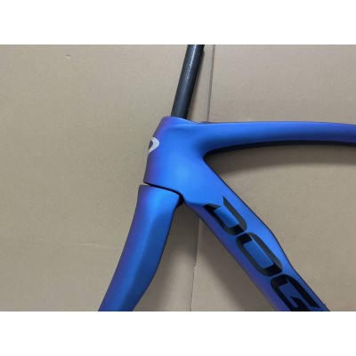 Pinarello DogMa F Disc Brake Carbon Road Bike Frame Blue With Black-Dogma F Disc Brake