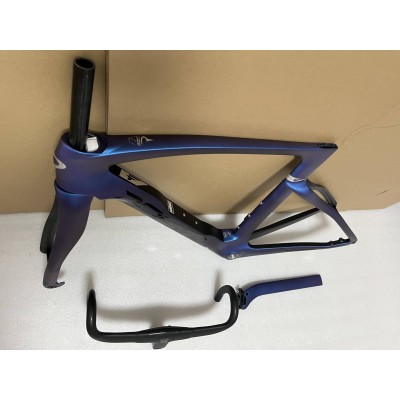 Pinarello DogMa F Carbon Fiber Road Bicycle Frame Rim Bake LUXTER BLUE 2024-Pinarello Frame