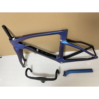 Pinarello DogMa F Carbon Fiber Road Bicycle Frame Rim Bake LUXTER BLUE 2024-Pinarello Frame