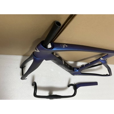 Pinarello DogMa F Disc Brake Carbon Road Bike Frame Blue With Black-Dogma F Disc Brake