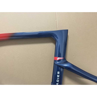 Pinarello DogMa F Disc Brake Carbon Road Bike Frame Blue With Red-Dogma F Disc Brake