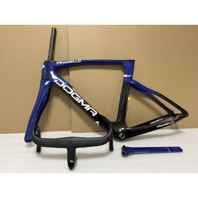 Pinarello DogMa F Carbon Fiber Road Bicycle Frame Disc Blue And Black-Dogma F Disc Brake