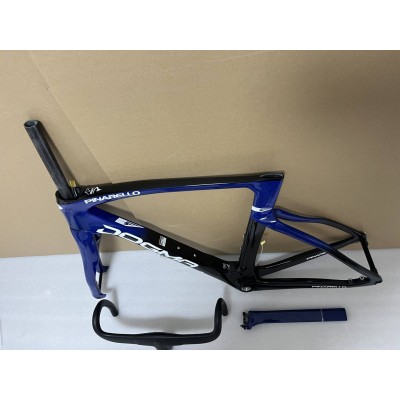 Pinarello DogMa F Carbon Fiber Road Bicycle Frame Disc Blue And Black-Dogma F Disc Brake