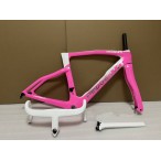 Pinarello DogMa F Carbon Fiber Road Bicycle Frame Rim Brake Pink