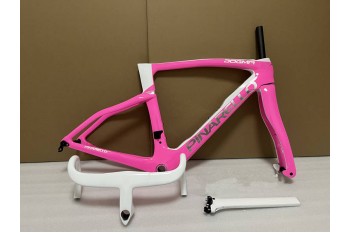 Pinarello DogMa F Carbon Fiber Road Bicycle Frame Rim Brake Pink