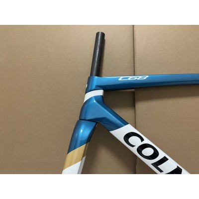 Colnago C68 Carbon Road Bicycle Frame Blue with White-Colnago V3RS V-Brake & Disc Brake