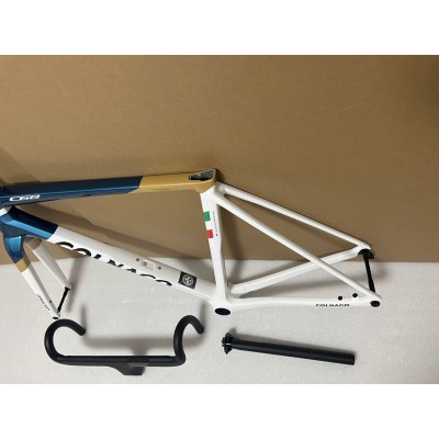 Colnago C68 Carbon Road Bicycle Frame Blue with White-Colnago V3RS V-Brake & Disc Brake