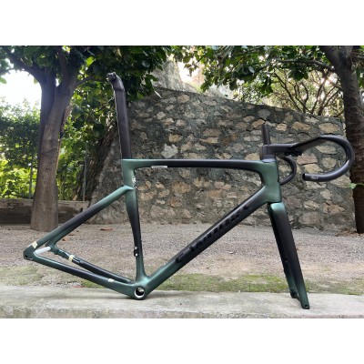 Carbon Fiber Road Bicycle Frame S-Works Tarmac SL7 Frameset Disc Brake Dark Night Green-S-Works SL7 дискови спирачки