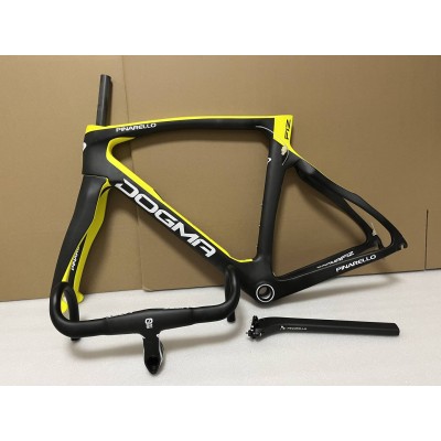 Pinarello DogMa F12 Carbon Fiber Road Bicycle Frame Rim Brake Brand New 55cm BSA 1K Matte In Stock-Dogma F12 V-Brake