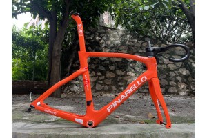 Quadro de bicicleta de estrada Pinarello DogMa F carbono laranja