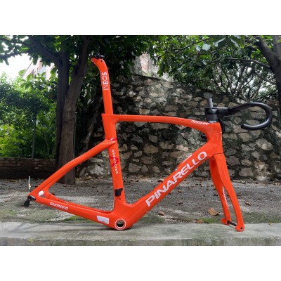 Pinarello DogMa F Disc Brake Carbon Road Bike Frame Orange-Dogma F Disc Brake