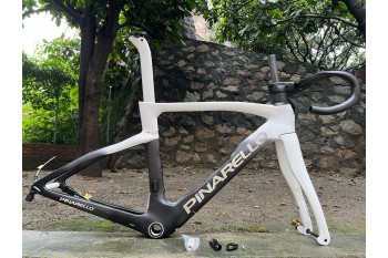 Pinarello DogMa F Carbon Road Bike Frame Black With White Disc Brake