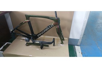 Pinarello DogMa F Carbon Road Bike Frame decolorare verde cu negru