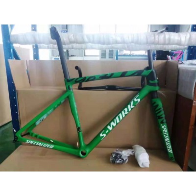 Carbon Fiber Road Bicycle Frame S-Works Tarmac SL7 Frameset Disc Brake Camouflage Green-S-Works SL7 freno a disco