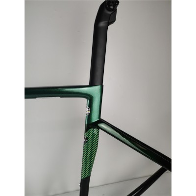 Carbon Fiber Road Bicycle Frame S-Works Tarmac SL7 Frameset Disc Brake Green-S-Works SL7 del freno de disco