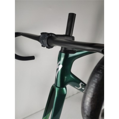 Carbon Fiber Road Bicycle Frame S-Works Tarmac SL7 Frameset Disc Brake Green-S-Works SL7 del freno de disco