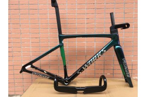 Рамка за пътен велосипед от въглеродни влакна S-Works Tarmac SL7 Frameset Дискова спирачка Зелен хамелеон