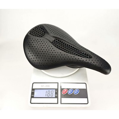 BALUGOE 3D Printed Full Carbon Fibre Bicycle Saddle Road Bike Mountain Bike Saddle Seat 155MM-S-Works SL6 V Brake & Disc Brake