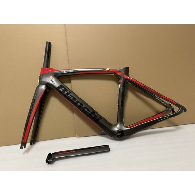 Bianchi XR4  Carbon Fiber Road Bicycle Frame 47cm  BB386 Gloss Finished-UD-Bianchi Frame