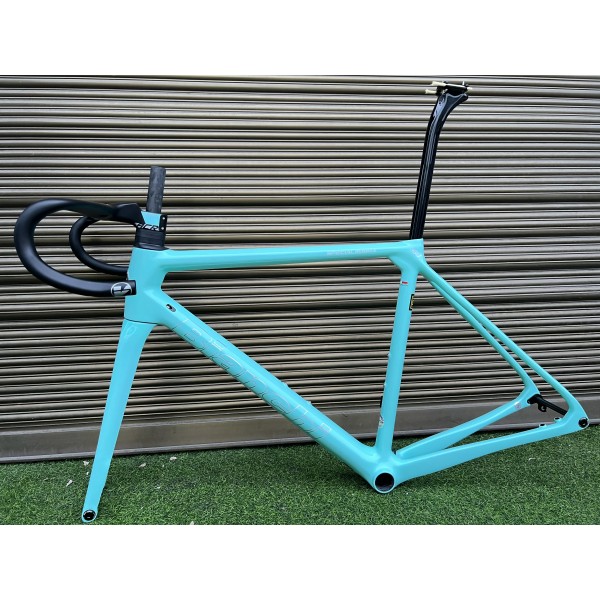 Bianchi Specialissima Carbon Fiber Road Bicycle Frame Blue - Bianchi Frame