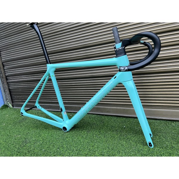 Bianchi Specialissima Carbon Fiber Road Bicycle Frame Blue - Bianchi Frame