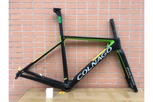 Silniční kolo Colnago V3RS s karbonovým rámem zelená s černou