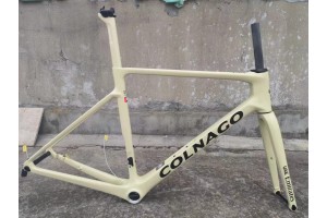 Colnago V4RS ნახშირბადის ბოჭკოვანი გზის ველოსიპედის ჩარჩო კრემისფერი