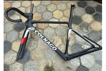 Рама шоссейного велосипеда Colnago V4RS из углеродного волокна, черная