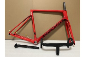 Colnago V4RS Carbon Fiber Road Ficle Frame Red