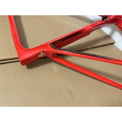 Colnago V4RS Carbon Fiber Road Bicycle Frame Red-Colnago V4RS