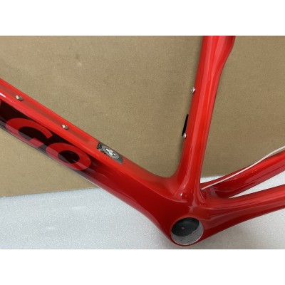 Colnago V3RS Carbon Fiber Road Bicycle Frame Black Ice Crack-Colnago V3RS V-Brake & Disc Brake