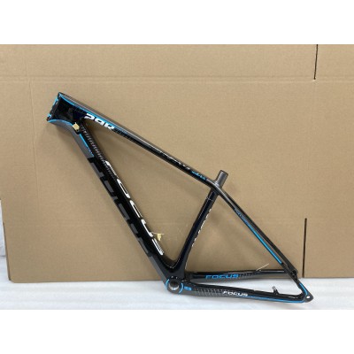 Cadre de vélo de montagne VTT VTT carbone bleu-Focus MTB Frame