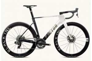 Nouveau facteur Ostro Vam Carbon Fibre Road Bicycle Cadre bleu avec noir