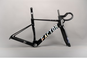 Nuevo factor Ostro Vam Vam Fiber Fiber Road Bicycle Frame Gloss Chrome