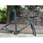 Pinarello DogMa F12 Carbon Road Bicicletă Cadru Frână Disc Verde Negricios