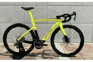 Pinarello New 2025 Dogma F Carbon Fiber Road Bicycle Frame Disc Aurik Amarillo