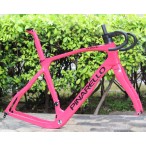 Pinarello Ny GREVIL F kolfiber Cyclocross Cykelram RÖTT VIN