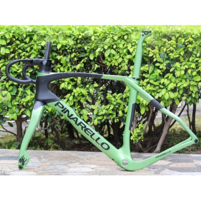 Pinarello New GREVIL F Carbon Fiber Cyclocross Bicycle Frame STONE GREEN-Pinarello GREVIL+