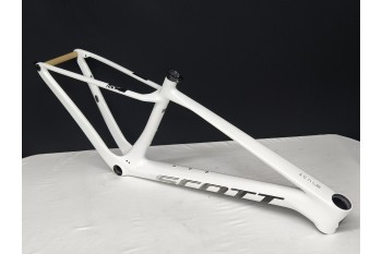 SCOTT SCALE Carbon Fiber Mountain Bicycle Frame Full Internal Cables Routings White