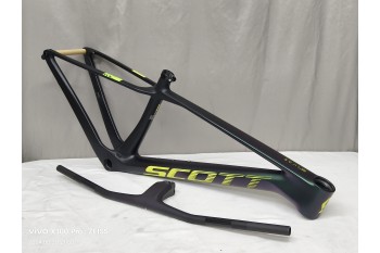 SCOTT SCALE Carbon Fiber Mountain Bicycle Frame Full Internal Cables Routings Black and Chameleon