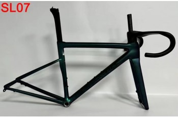 Tarmac -asfalto SL8 SL8 in fibra di carbonio cornice in bicicletta verde opaca