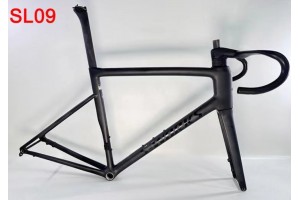 Especializada Quadro de bicicleta de chal de fibra de fibra de carbono sl8 especializada cinza fosco cinza fosco