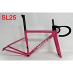 Marco especializado de bicicleta de fibra de carbono tarmac sl8 rosa