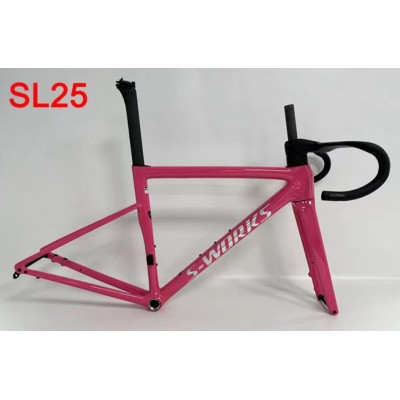 Specialized Tarmac SL8 Carbon Fiber Road Bicycle Frame Pink-S-Works SL8